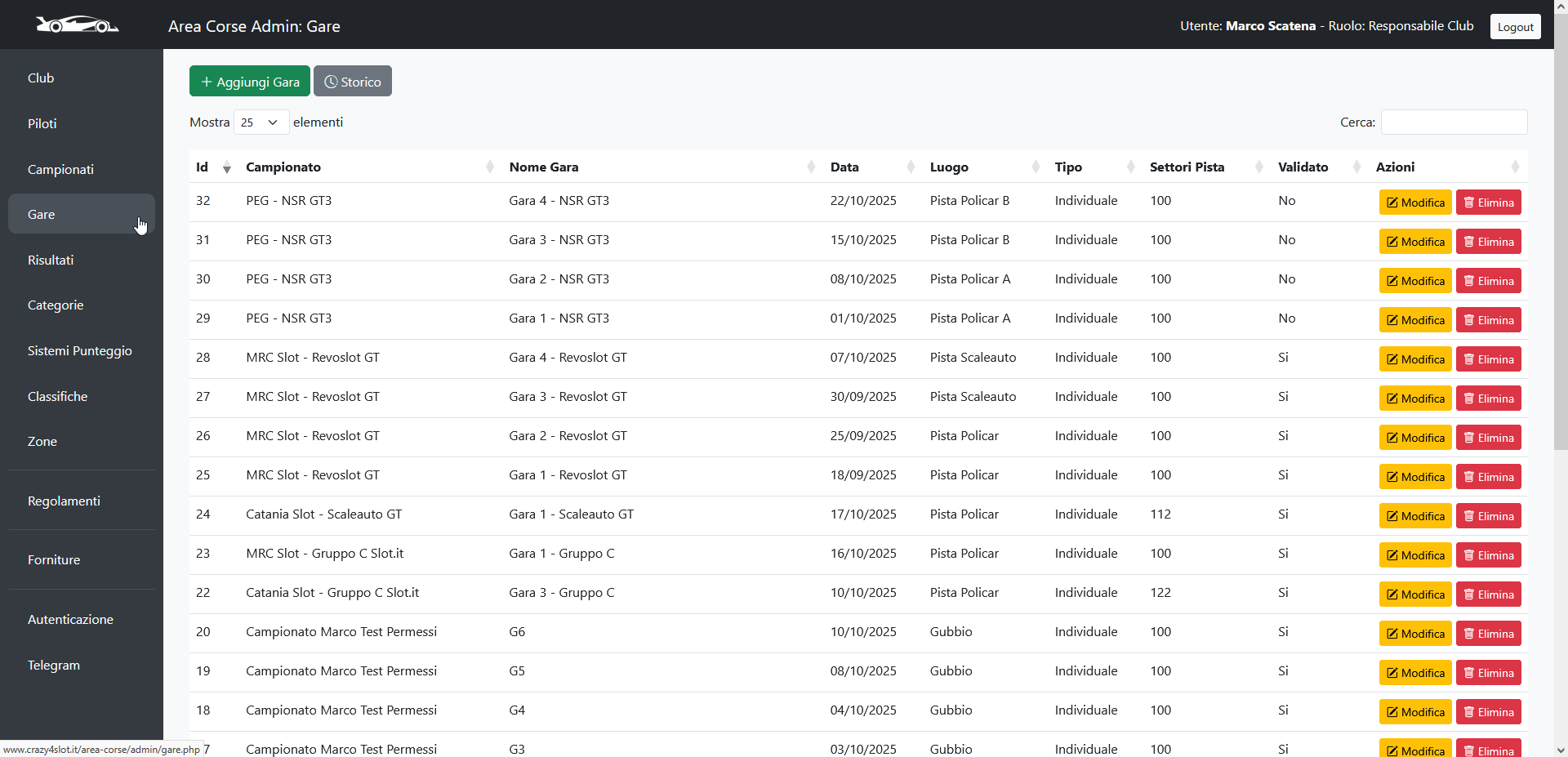 Step 9: Controllo lato back-end